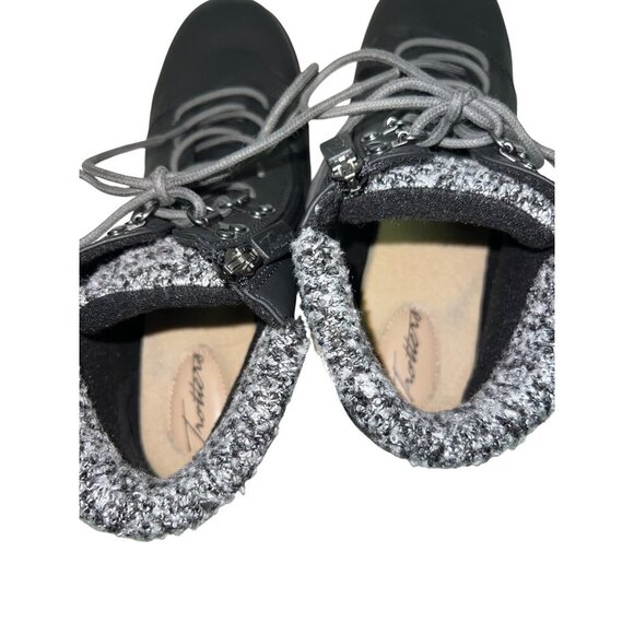 Trotters Becky 2.0 Women's Boots Black Waterproof Slip Resistant Zipper 11M New - Picture 8 of 9